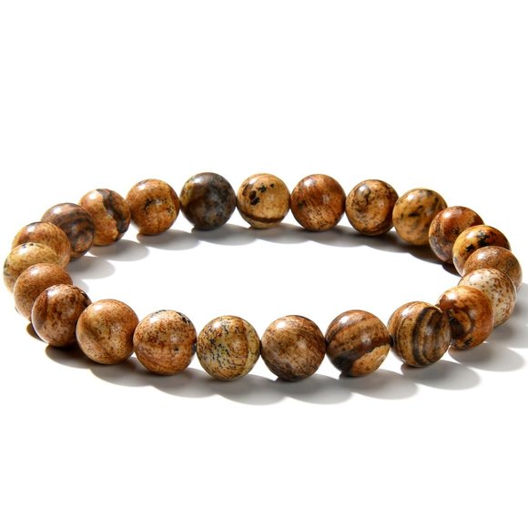 Picture Jasper Bracelet 8Mm - Picture 1 of 1